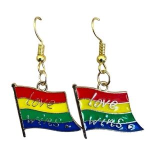 Rainbow Flag Earrings